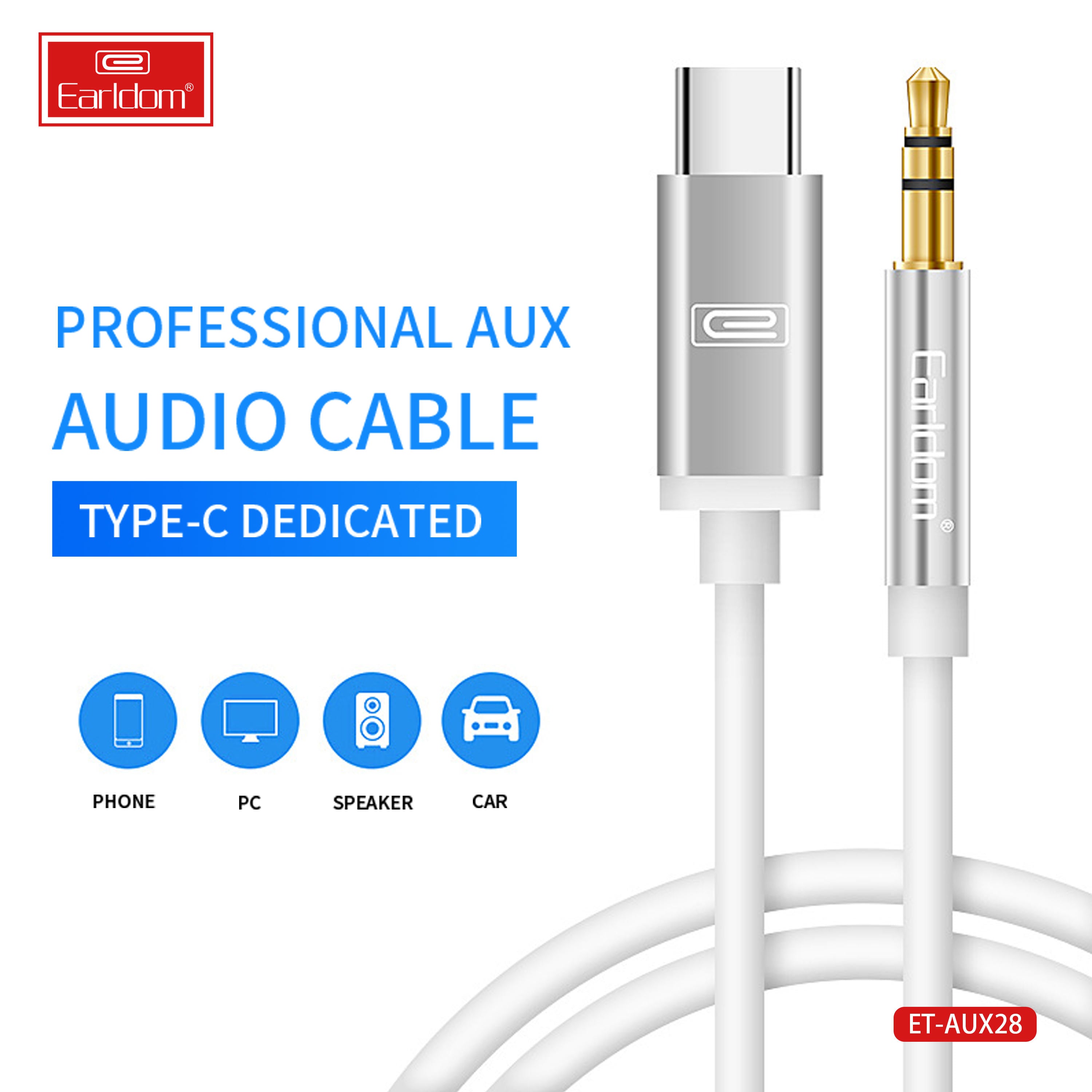 ET-AUX28 100CM Aux cable to type C ET-AUX28 100CM Aux cable to type C